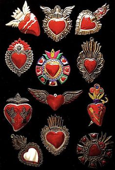 Mexican Folk Art: Sacred Hearts