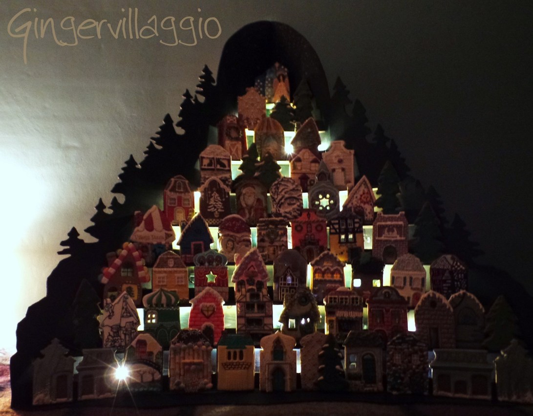 Gingervillaggio at Night | The Cookie Architect