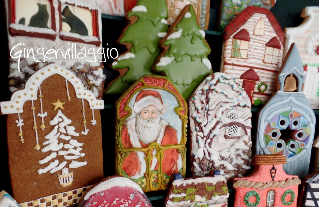 Santa at Gingervillaggio | The Cookie Architect