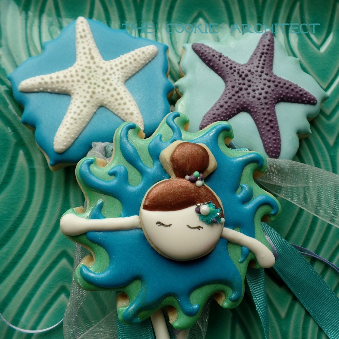 Ballerina and Star Fish Cookies |The Cookie Architect