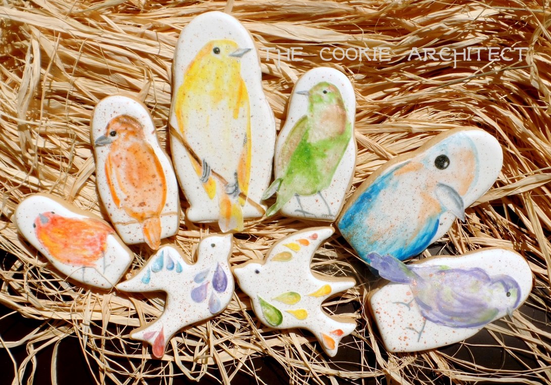 Wafer Paper Birds | The Cookie Architect