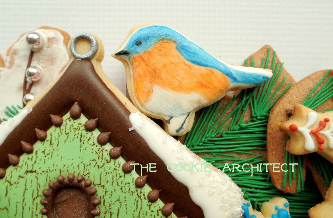 Blue Bird Detail | The Cookie Architect