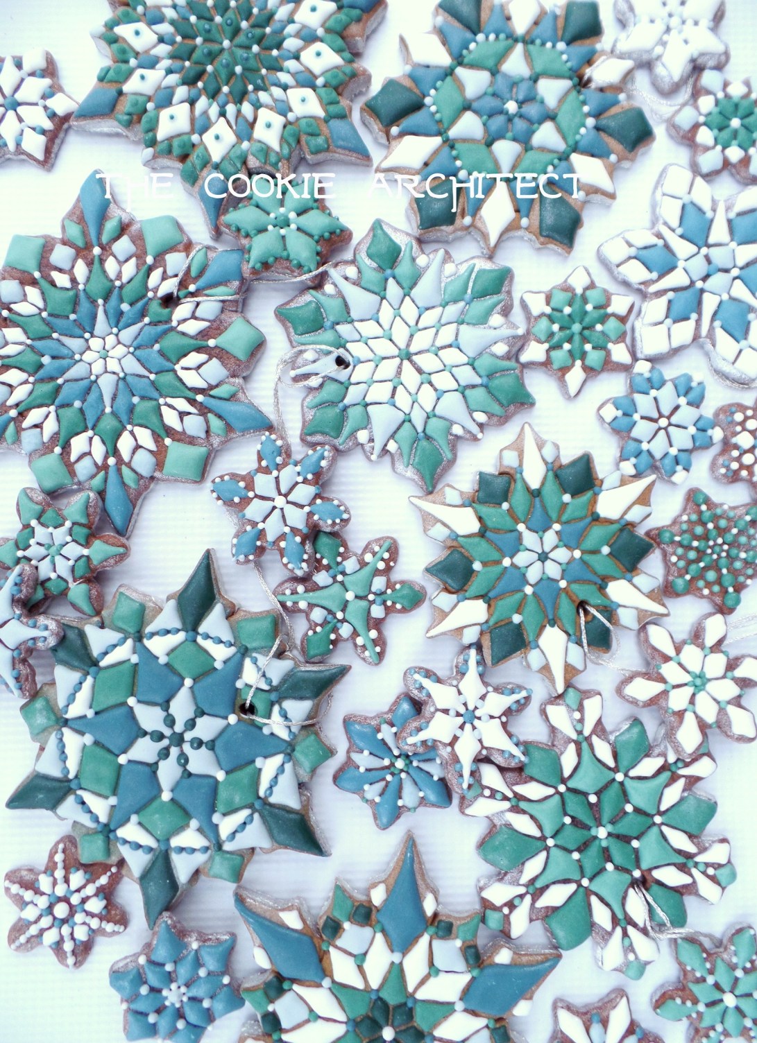 January Snowflakes |The Cookie Architect