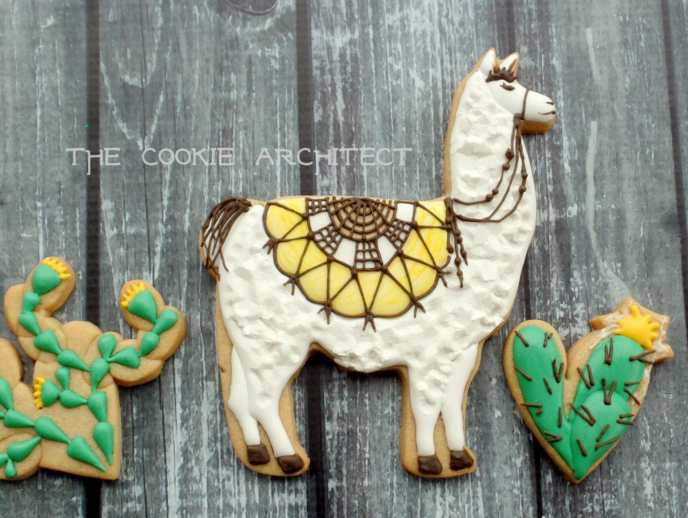 Llama Yellow | The Cookie Architect