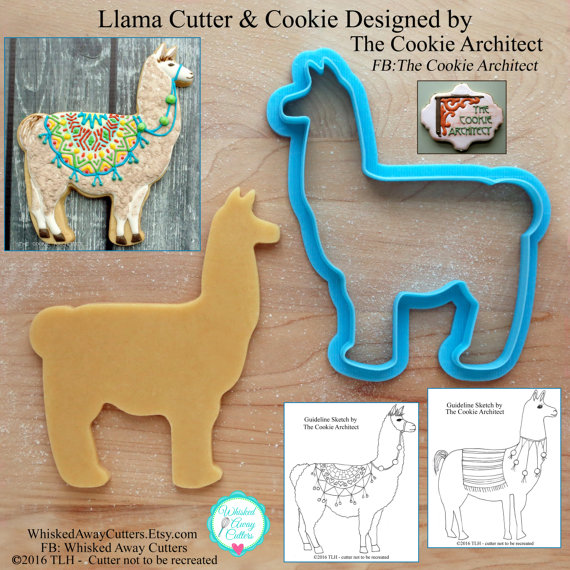 Llama Cutter from Whisked Away Cutters