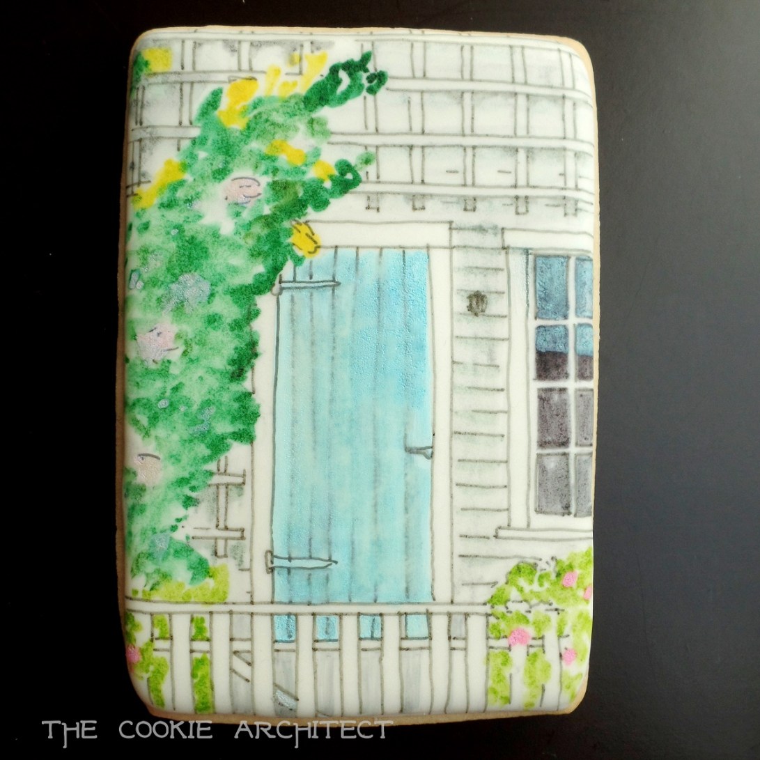 Nantucket Blue Door | The Cookie Architect