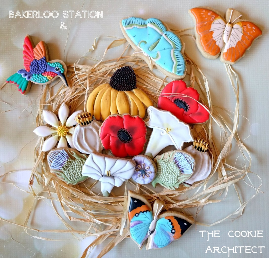 Flowers and Wings | The Cookie Architect